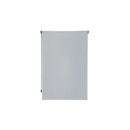 Cortina Enrollable 100 cm Ancho  x  160 cm Alto  - Color Blanco Con Mecanico Negro