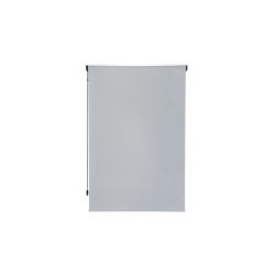 Cortina Enrollable 100 cm Ancho  x  200 cm Alto  - Color Blanco Perla Con Mecanico Gris