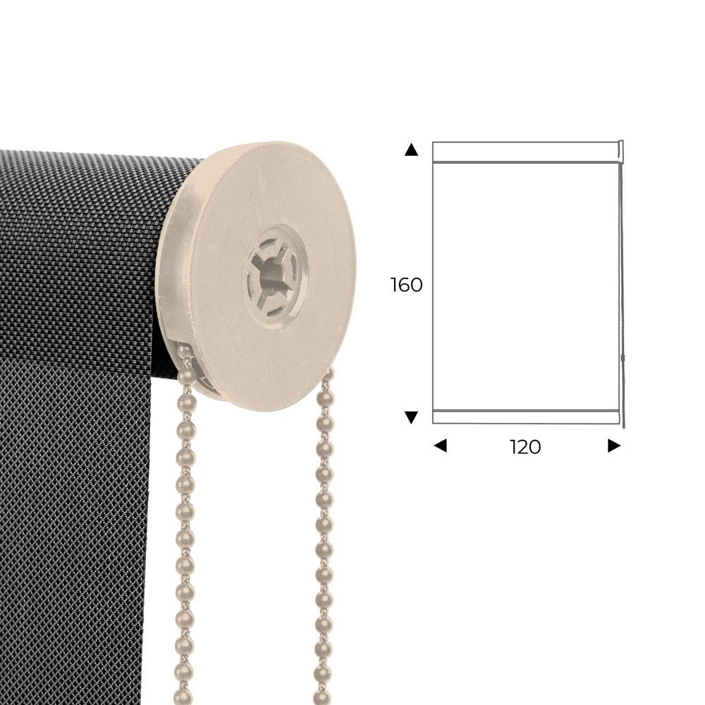 Mesa auxiliar de exterior aluminio y cerámica 80cm antracita - Defora Home Mesa auxiliar de exterior aluminio y cerámica 80cm antracita - Defora Home