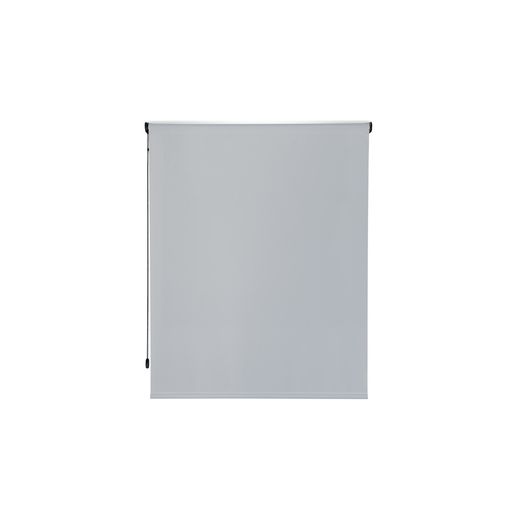 Cortina Enrollable 120 cm Ancho  x  160 cm Alto  - Color Blanco Perla Con Mecanico Negro