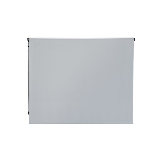 Cortina Enrollable 180 cm Ancho x 200 cm Alto - Color Antracita Gris Con Mecanico Negro