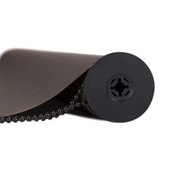 Cortina Enrollable 200 cm Ancho  x  260 cm Alto  - Color Perla Con Mecanico Negro