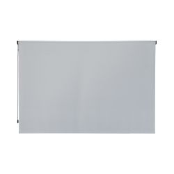 Cortina Enrollable 220 cm Ancho x 220 cm Alto - Color Perla Con Mecanico Gris