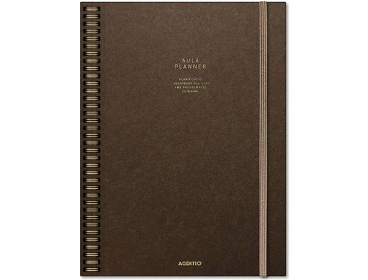 Cuaderno aula planner additio din A4 160 paginas plan anual y mensual con programacion y evaluacion catalan