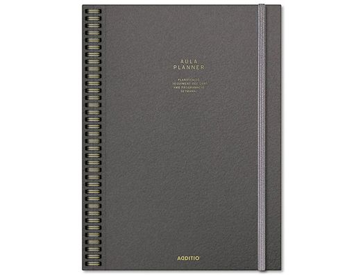Cuaderno aula planner additio din A4 160 paginas plan anual y mensual con programacion y evaluacion catalan