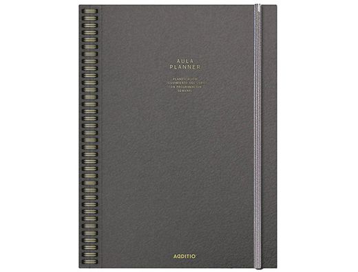 Cuaderno aula planner additio din A4 160 paginas plan anual y mensual con programacion y evaluacion