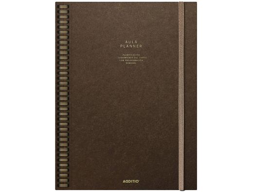 Cuaderno aula planner additio din A4 160 paginas plan anual y mensual con programacion y evaluacion