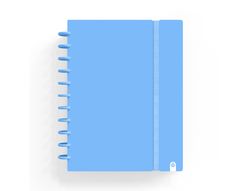 Cuaderno carchivo ingeniox foam a4 80h cuadricula azul pastel