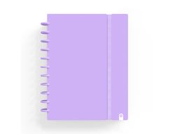 Cuaderno carchivo ingeniox foam a5 80h cuadricula malva pastel