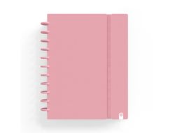 Cuaderno carchivo ingeniox foam a5 80h cuadricula rosa pastel