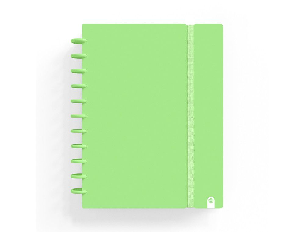 Cuaderno carchivo ingeniox foam a5 80h cuadricula verde pastel