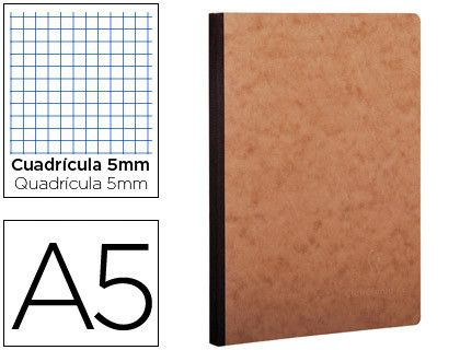 Cuaderno Clairefontaine Age Bag 148x210mm Cuadrícula 5x5 96 hojas
