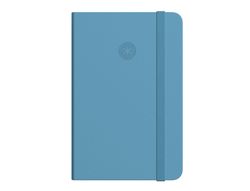 Cuaderno con gomilla antartik notes tapa blanda a5 hojas lisas azul claro 80 hojas 80 gr fsc