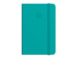 Cuaderno con gomilla antartik notes tapa blanda a5 hojas rayas turquesa 80 hojas 80 gr fsc