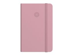 Cuaderno con gomilla antartik notes tapa dura a4 hojas cuadricula rosa pastel 100 hojas 80 gr fsc