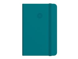 Cuaderno con gomilla antartik notes tapa dura a5 hojas cuadricula verde aguamarina 100 hojas 80 gr