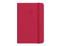 Cuaderno con gomilla antartik notes tapa dura a5 hojas lisas rojo 100 hojas 80 gr fsc