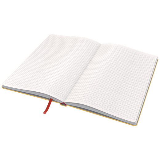 Cuaderno con tapas duras Leitz Cosy,  80 hojas, cuadriculado, DIN A5, amarillo
