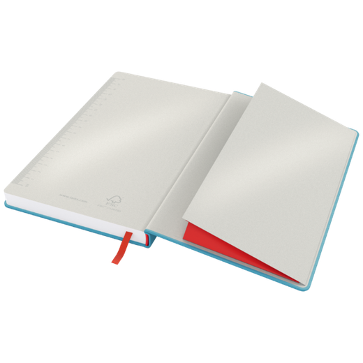 Cuaderno con tapas duras Leitz Cosy,  80 hojas, cuadriculado, DIN A5, azul