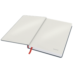 Cuaderno con tapas duras Leitz Cosy,  80 hojas, cuadriculado, DIN A5, gris