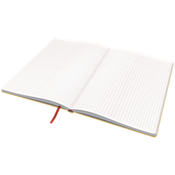 Cuaderno con tapas duras Leitz Cosy,  80 hojas, cuadriculado, DIN B5, amarillo