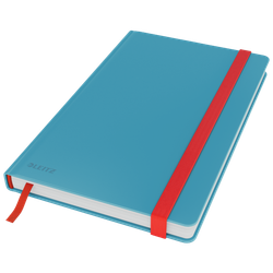 Cuaderno con tapas duras Leitz Cosy,  80 hojas, rayado horizontal, DIN A5, azul