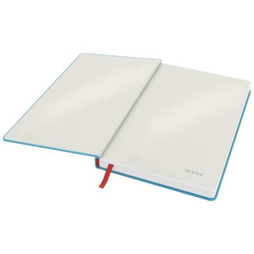 Cuaderno con tapas duras Leitz Cosy,  80 hojas, rayado horizontal, DIN A5, azul