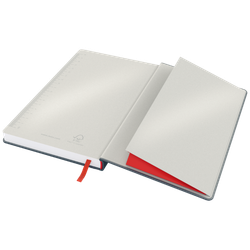 Cuaderno con tapas duras Leitz Cosy, 80 hojas, rayado horizontal, DIN A5, gris
