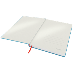 Cuaderno con tapas duras Leitz Cosy,  80 hojas, rayado horizontal, DIN B5, azul