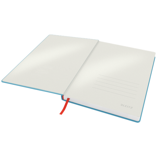 Cuaderno con tapas duras Leitz Cosy,  80 hojas, rayado horizontal, DIN B5, azul
