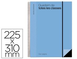 Cuaderno de todas las clases profesorado addittio 136 paginas semana vista color azul 225x310 mm catalan