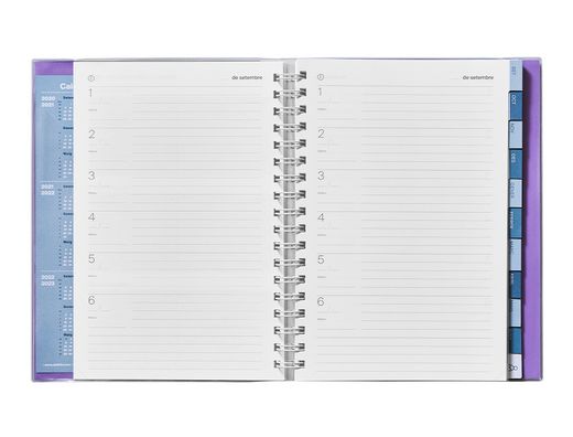 Cuaderno de todas las clases profesorado addittio 256 paginas dia pagina color verde 170x240 mm catalan