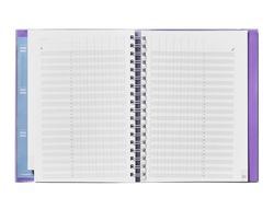 Cuaderno de todas las clases profesorado addittio 256 paginas dia pagina color verde 170x240 mm catalan