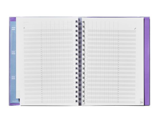 Cuaderno de todas las clases profesorado addittio 256 paginas dia pagina color verde 170x240 mm catalan