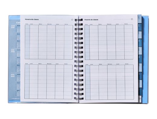 Cuaderno de todas las clases profesorado addittio 256 paginas dia pagina color verde 170x240 mm