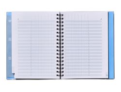 Cuaderno de todas las clases profesorado addittio 256 paginas dia pagina color verde 170x240 mm