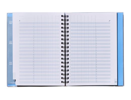 Cuaderno de todas las clases profesorado addittio 256 paginas dia pagina color verde 170x240 mm