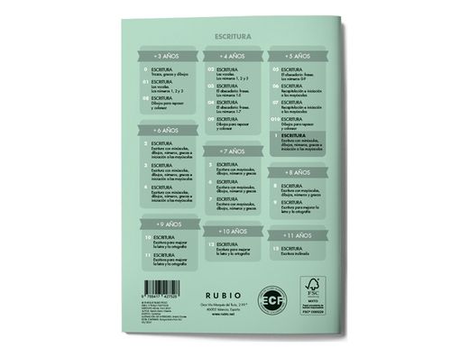 Cuaderno Escritura 1 C1