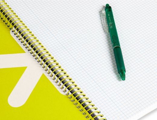 Cuaderno espiral liderpapel a4 antartik tapa dura 80h 100gr cuadro 4mm con margen color azul