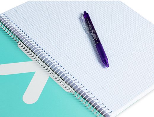 Cuaderno espiral liderpapel a4 antartik tapa dura 80h 100gr cuadro 4mm con margen color menta