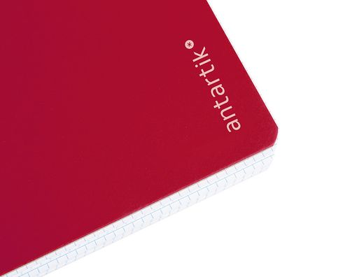 Cuaderno espiral liderpapel a4 micro antartik tapa dura 80h 100gr cuadro 5mm sin banda4 taladros color frambuesa