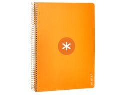 Cuaderno espiral liderpapel a4 micro antartik tapa dura 80h 100gr cuadro 5mm sin banda4 taladros color mostaza