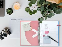 Cuaderno espiral liderpapel a4 micro antartik tapa forrada 120h 90 gr horizontal 5 banda4 taladors color coral
