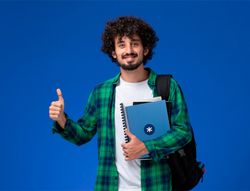 Cuaderno espiral liderpapel a4 micro antartik tapa forrada80h 90 gr horizontal 1 banda 4 taladros color azul oscuro