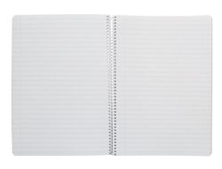 Cuaderno espiral liderpapel A4 pautaguia tapa blanda 80h 75 gr cuadro pautado 2,5mm color amarillo