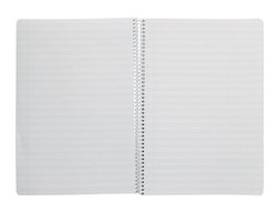 Cuaderno espiral liderpapel A4 pautaguia tapa blanda 80h 75 gr cuadro pautado 3mm color naranja