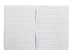 Cuaderno espiral liderpapel A4 pautaguia tapa blanda 80h 75 gr cuadro pautado 4mm color amarillo
