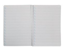 Cuaderno espiral liderpapel A4 pautaguia tapa blanda 80h 75 gr cuadro pautado 5mm color amarillo