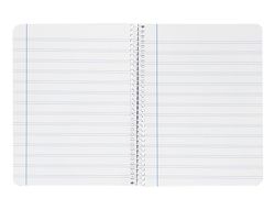 Cuaderno espiral liderpapel A4 witty tapa dura 80h 90gr pauta 2,5mm con margen color amarillo