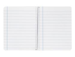 Cuaderno espiral liderpapel A4 witty tapa dura 80h 90gr pauta 3,5mm con margen color verde